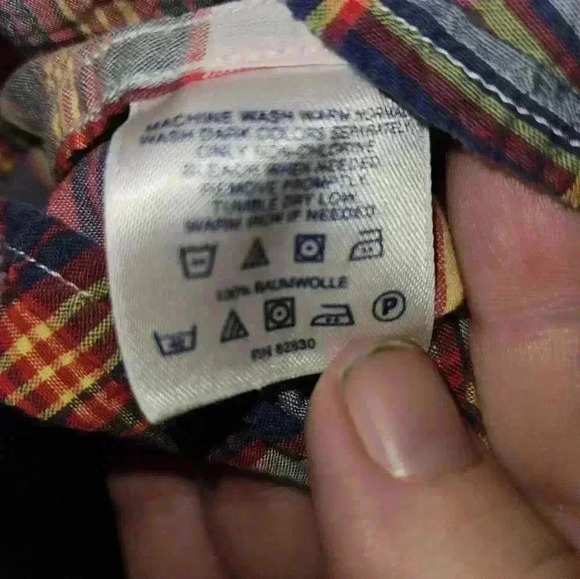 Lands End Mens Short Sleeve Plaid Shirt Size L - Picture 9 of 11